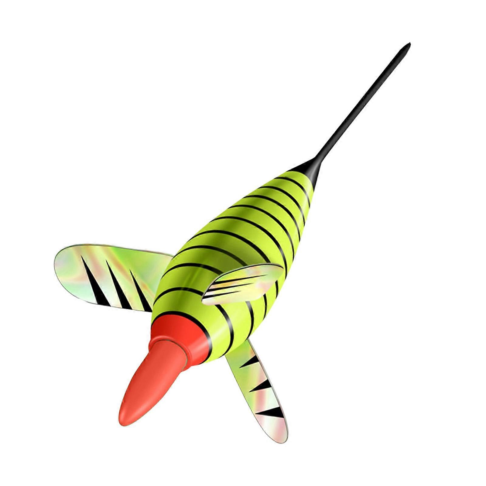 Advanced Glows in Dark Fishing Float Spirals Stabilized with LED Lighting Durability Materials for Lake Sea Use  Red