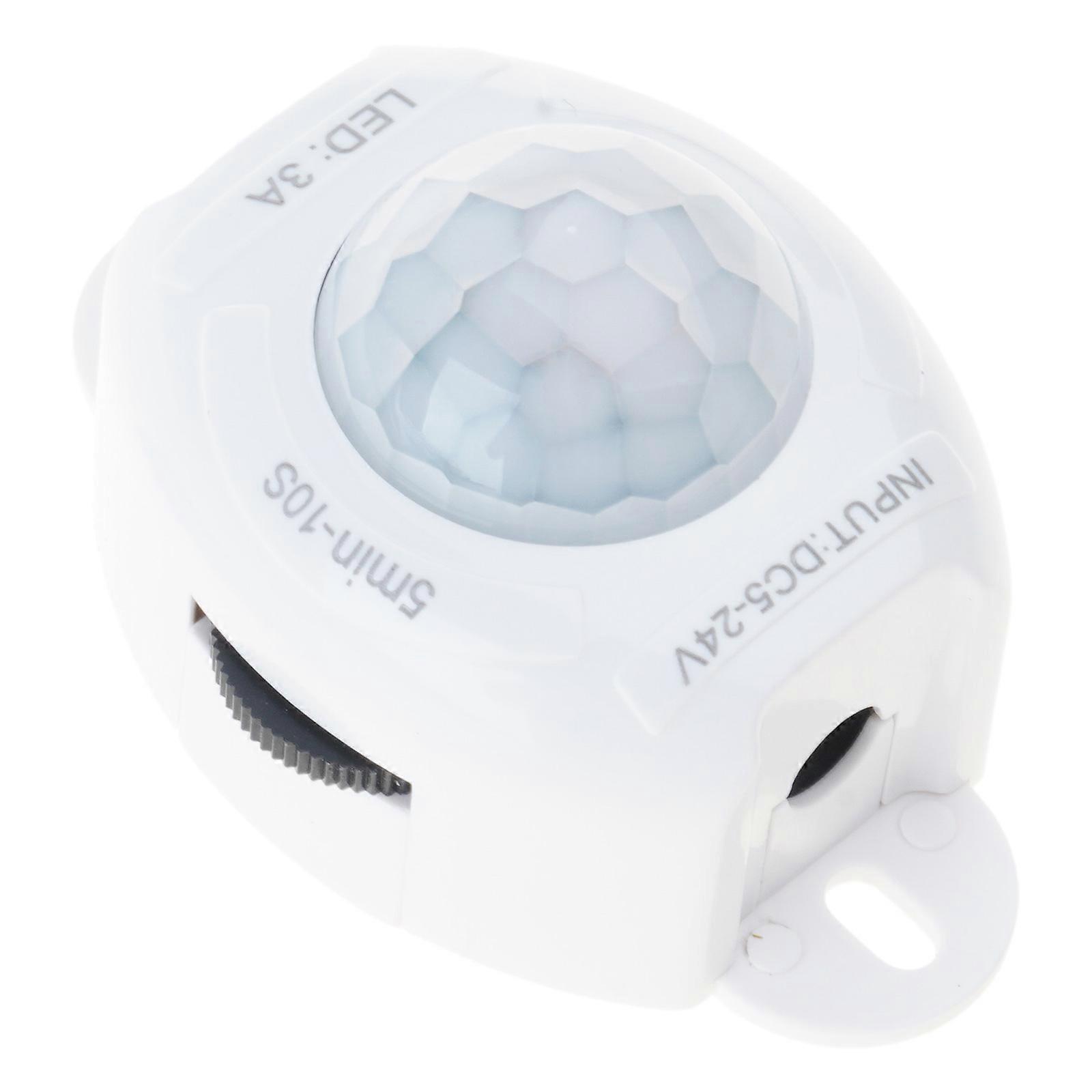 Time Delay Adjustable Sensors Light Switches 5-24V Auto On/Off Timer Switches for LED Strips Motion Sensors Detector Multicolor