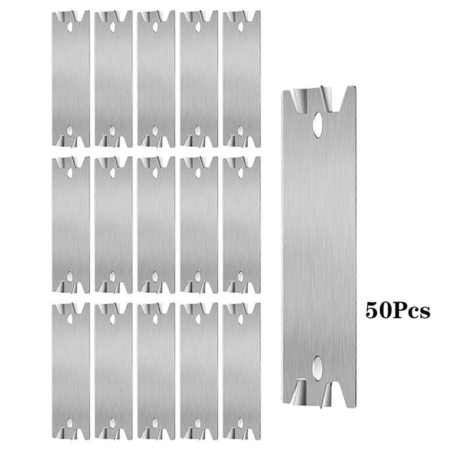 50 יחידות מסמרים לניצבים פלדה בטיחות מגן על אינסטלציה וחיווט כבלים מגיני מסמרים לפרויקטים ססגוניים