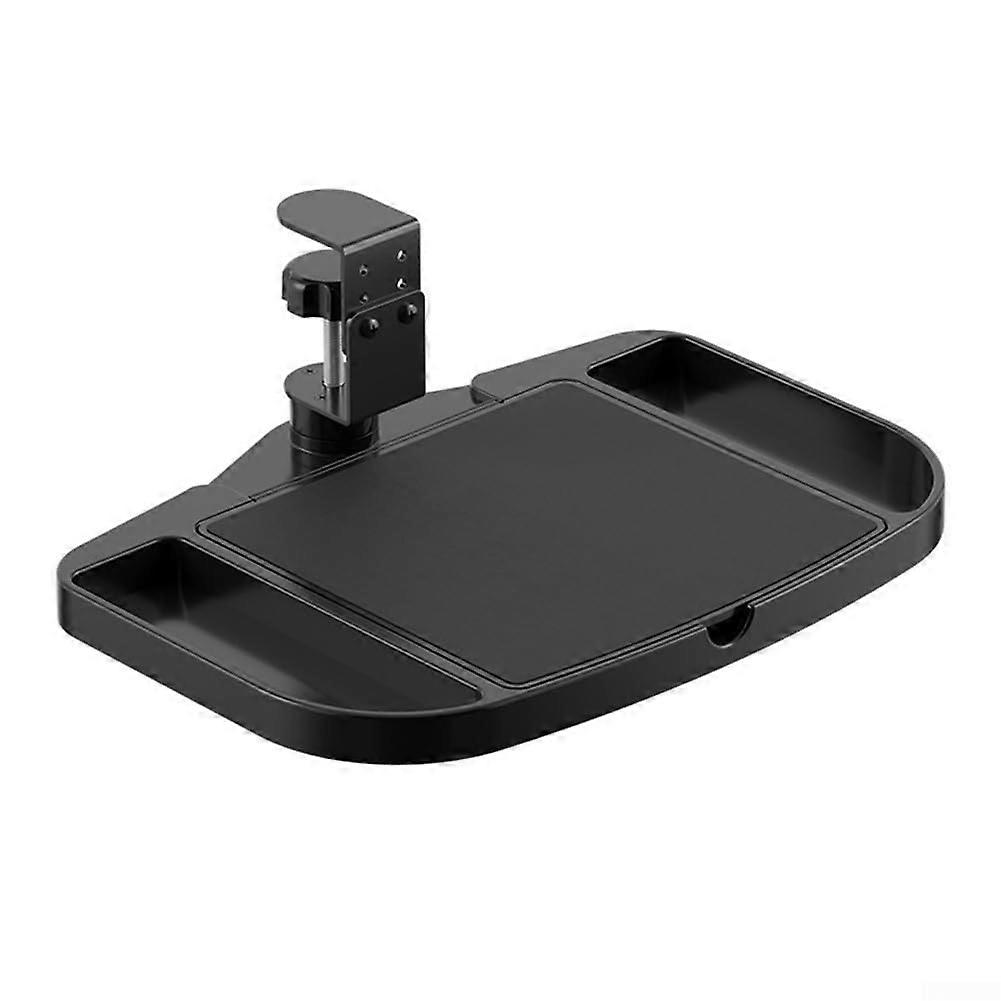 Adjustable Clip On Desk Organizer Rack with 3 Height Levels, Non Slip, Heavy Duty for Office Workspace