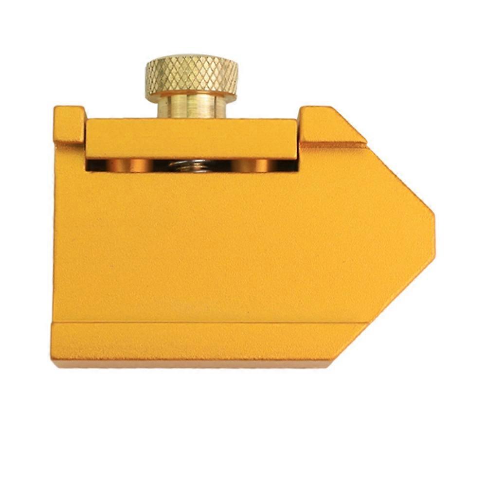 45 Degree Marking Tool Aluminum Alloy Angle Ruler for Woodworking Long-Lasting Reliability Precise Line Markings Gold