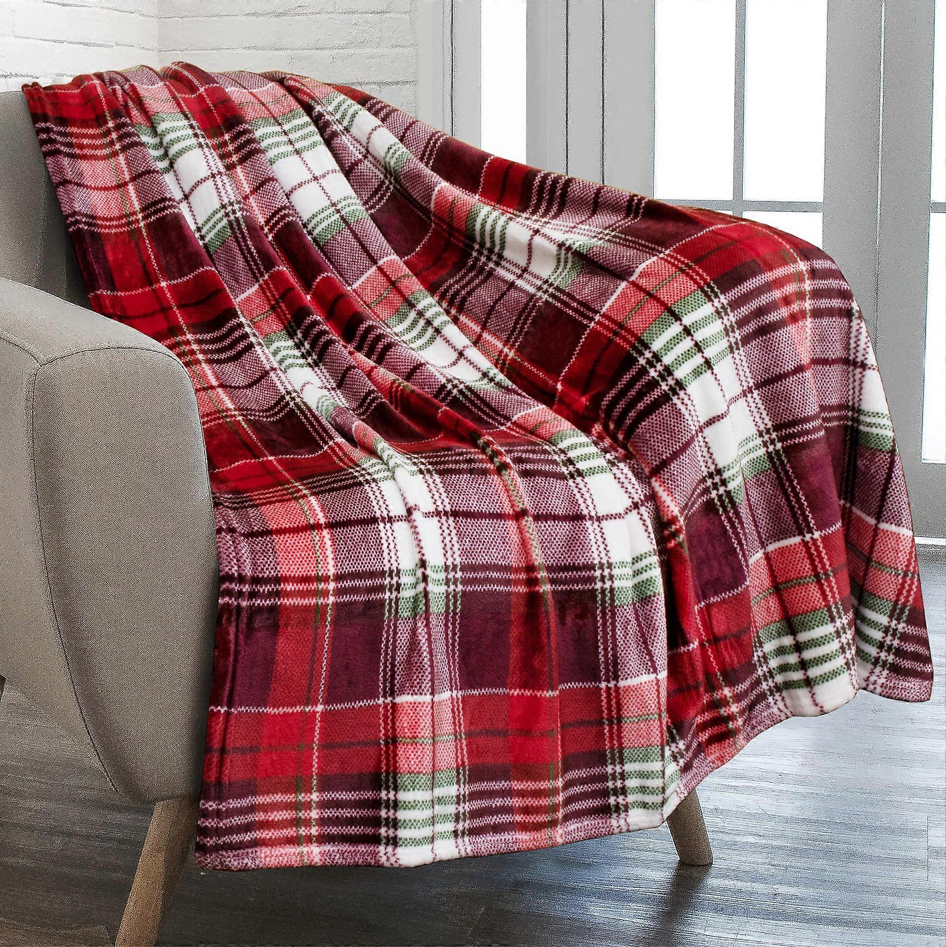 Christmas Snowflake Pattern Multi-Colored Blanket, Soft And Comfortable Flannel Home Blanket, Warm Throw, Baby Blanket-228x228cm