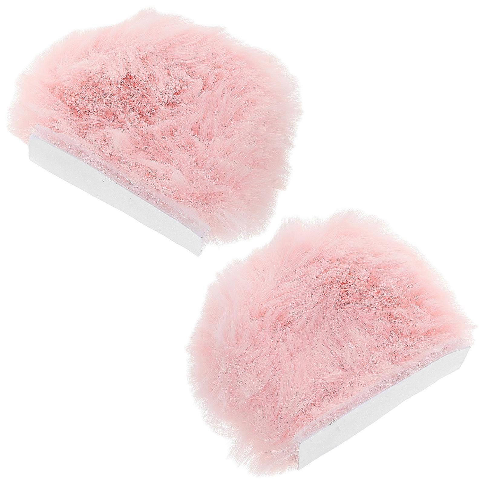 Bear Ears Decoration for Motorcycle 1Pair Detachable Plush