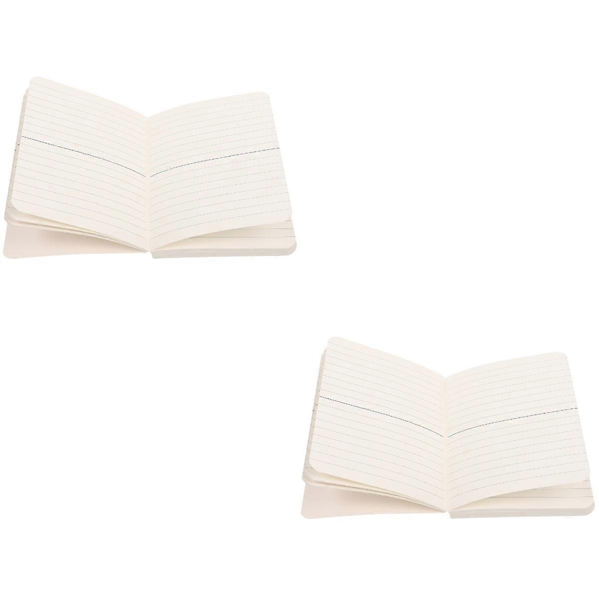 Eease 2pcs 1 Book Notebook Line Paper Bound Notebook Paper Notebook Refill Paper Line Notebook Insert Paper