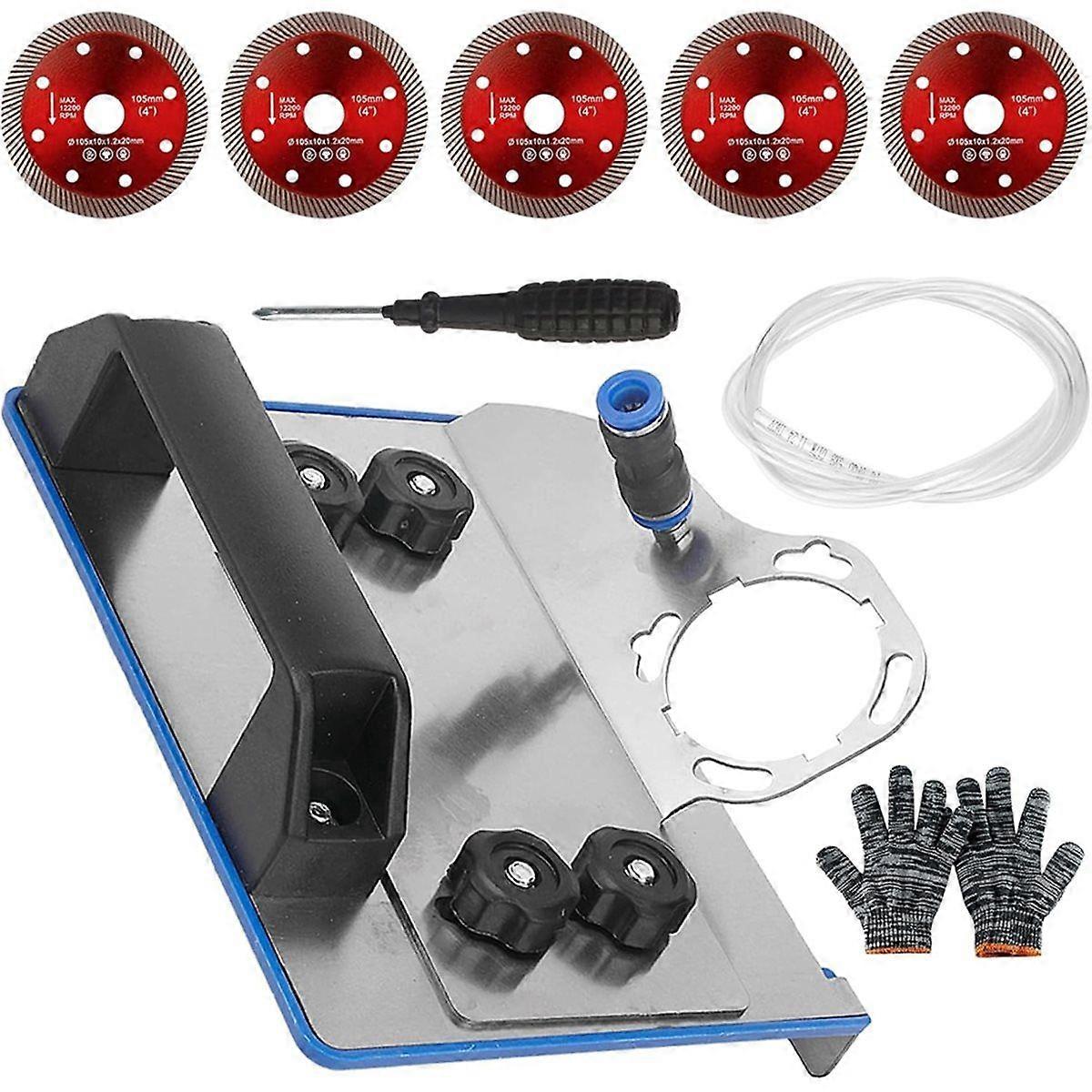 45 Degree Tile Chamfering Tool, 100-Type Universal 45 Degree Tile Chamfering Stand Type Angle Grinde