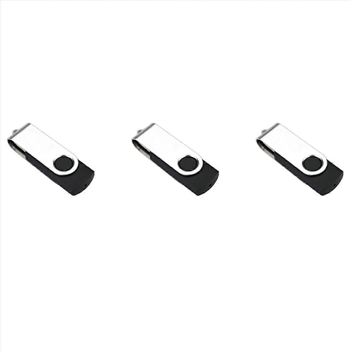 3X 128MB USB 2.0 Flash Drive Memory Stick Data Thumb Storage U Disk Device Color:Black