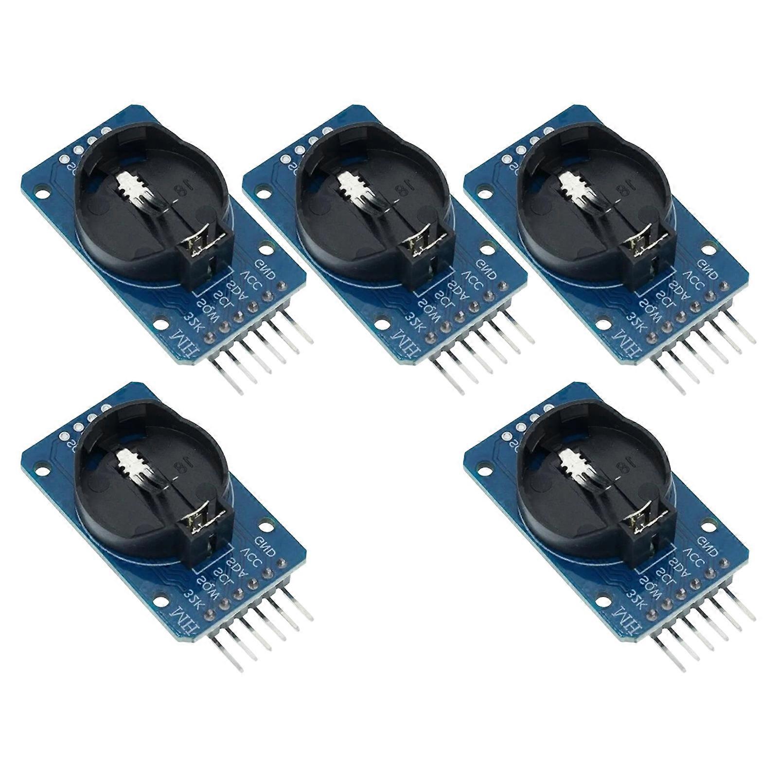 High Accuracy DS3231 AT24C32 Precise Clock Module Enclosure Data Storage 3.3V/5V Clock Module Replacement Multicolor