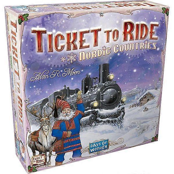 Days of Wonder | Ticket to Ride Nordic Countries Board Game | Age 8+ | For 2 to 3 players | Average playing time 30-60 minutes