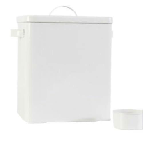 Cereal Dispenser White 26cm Cereal Container Grain Storage Rice Dispenser Flour Containers