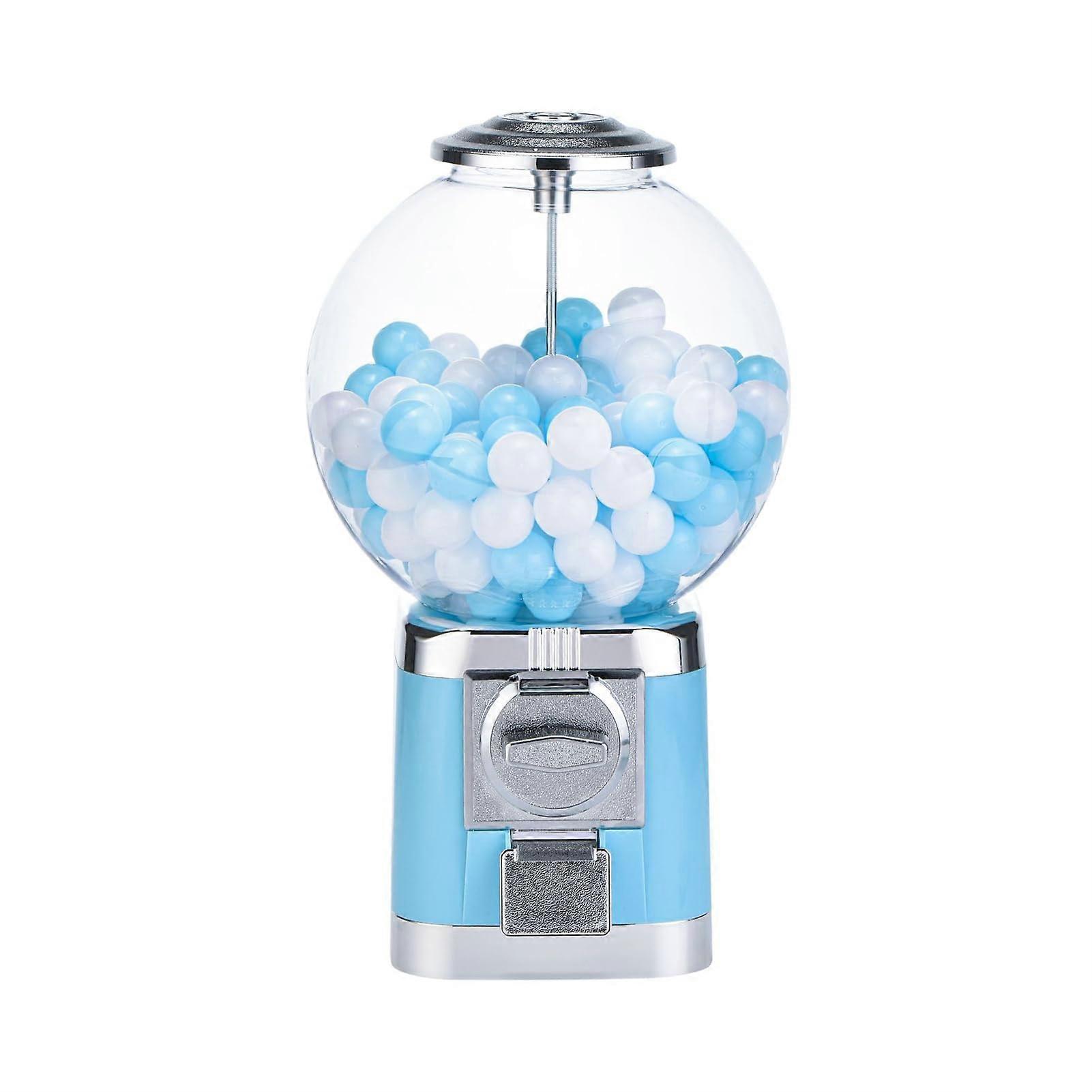 Large Capacity Gumball Vending Machine with Lock Transparent Tank Includes 100 Empty Balls