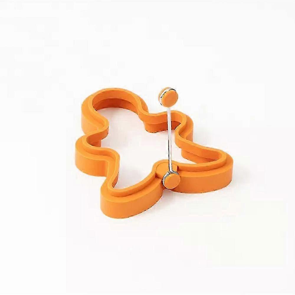 Silicone Christmas Pancake Mold Nonstick Heat Resistant Multi-function Portable Creative Frying Eggs for Cooking Tool