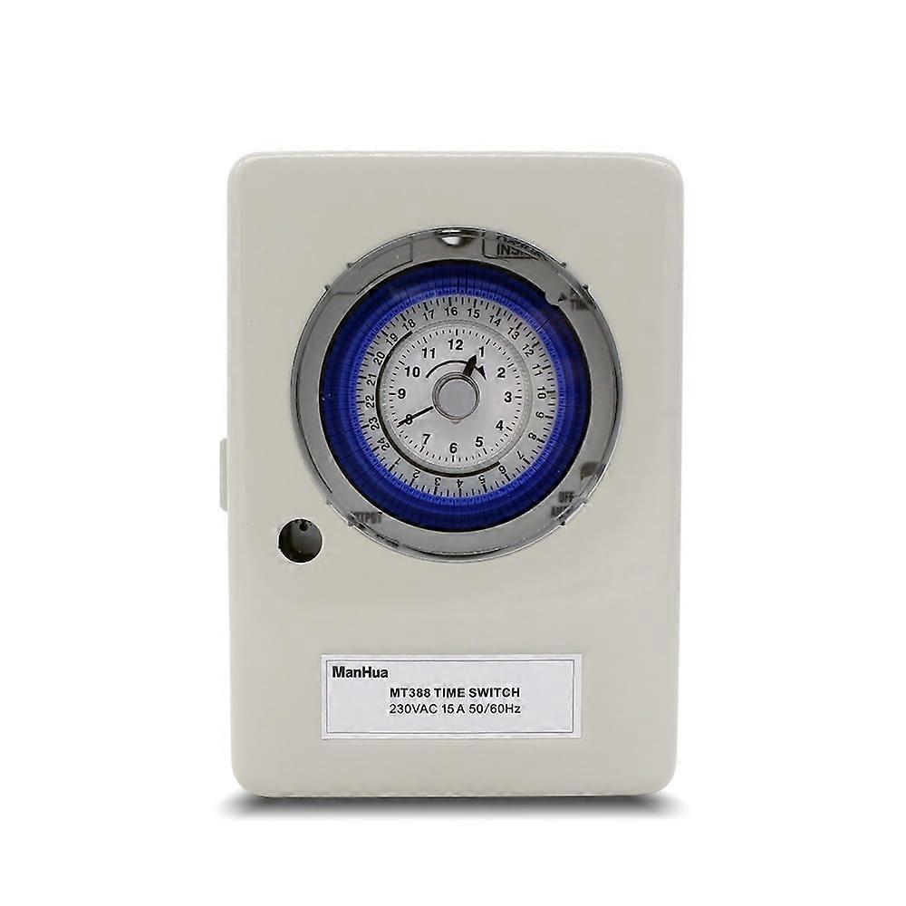 Outdoor Timer Switch 100240V 15A Waterproof DIN Rail Mounted Mechanical Precision Control