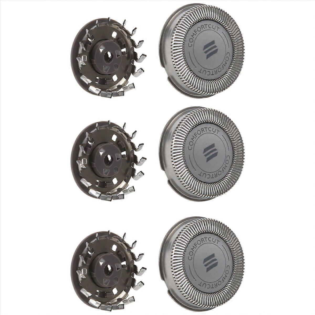 3Pcs Shaving Replacement Heads for S1000 S1020 S1050