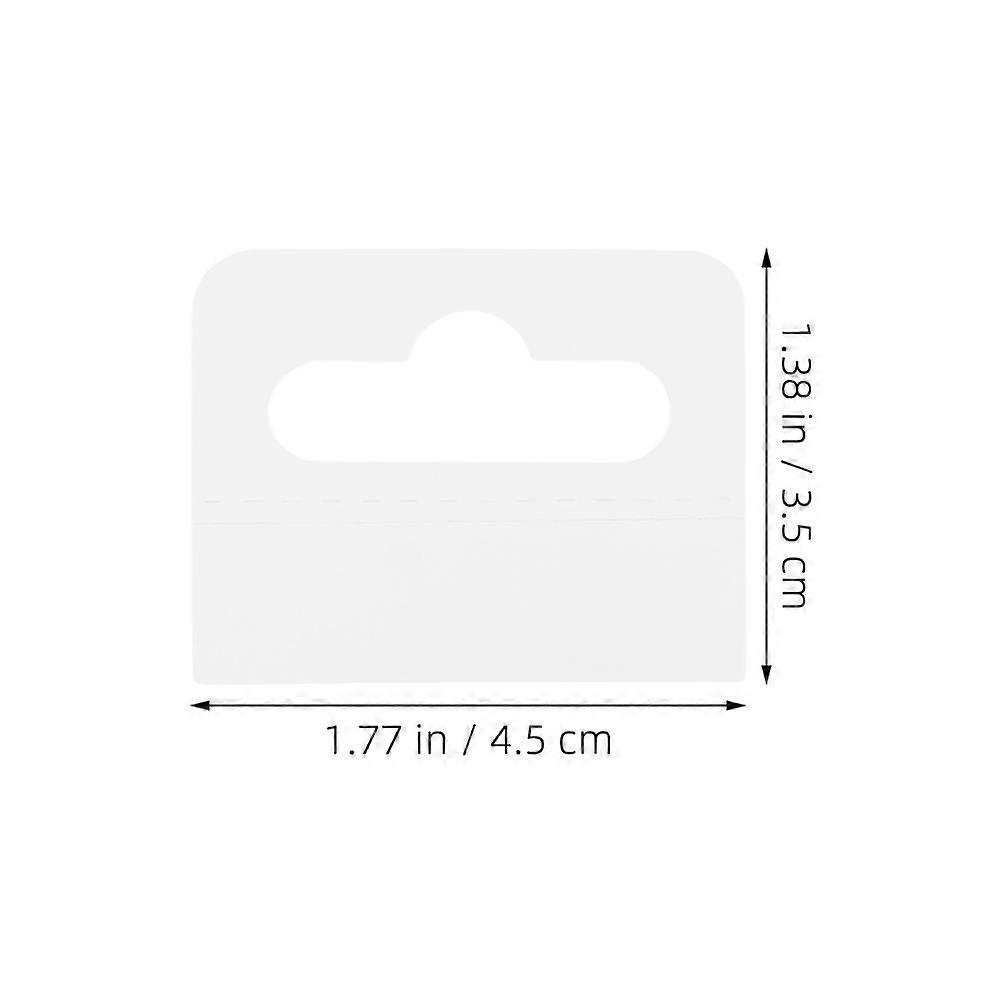 PVC Hanging Hook for Self Adhesive Store Display 150Pcs Clear Tabs