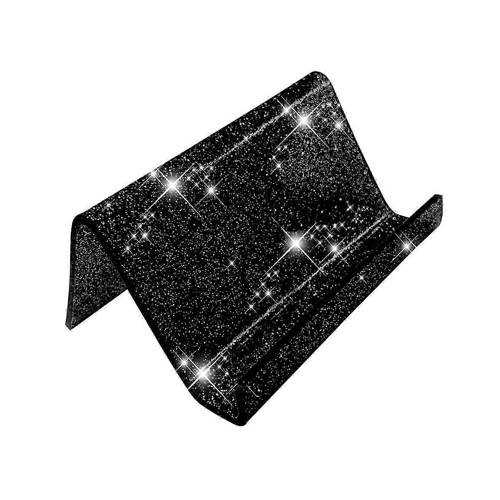 sequin glitter business card holder for desk