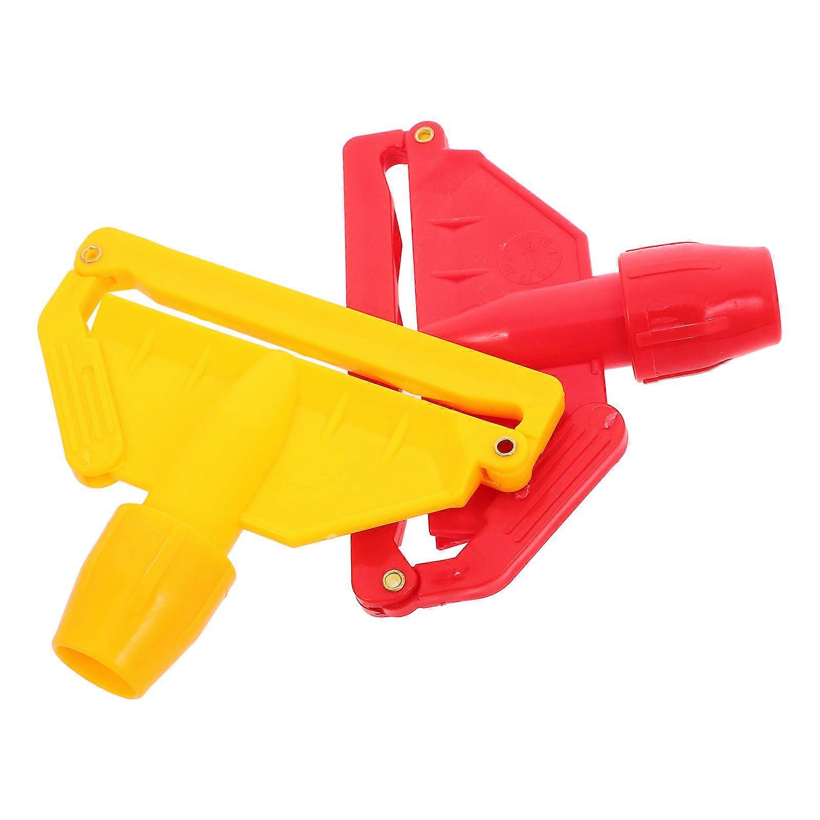 Mop Head Clamp Mop Accessories for Home Cleaning 2Pcs Assorted Color