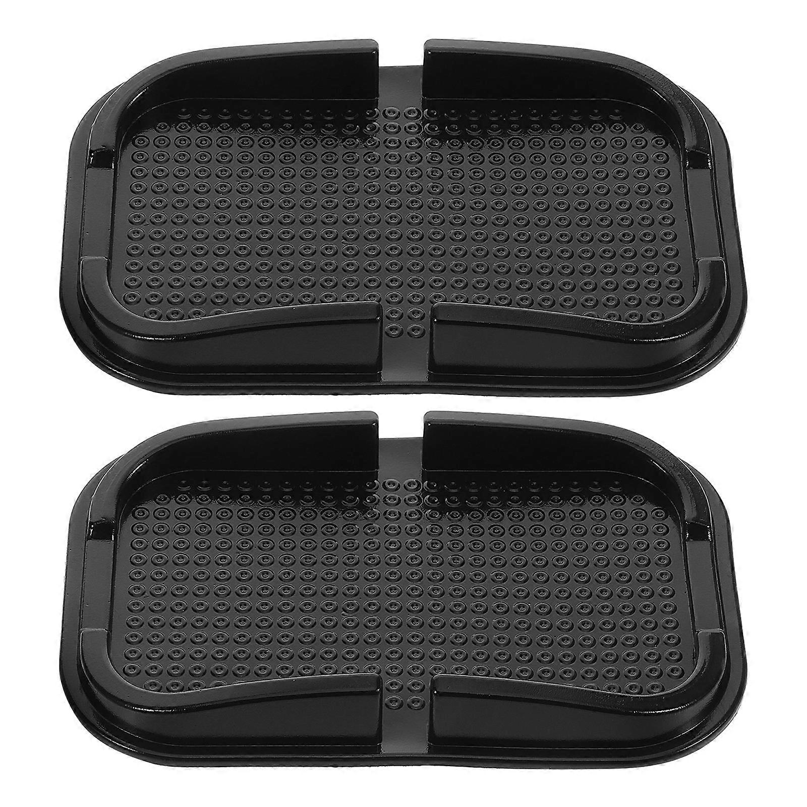 Car Navigation Holder for Car 2Pcs Non Slip ABS Dashboard Mat Accessories