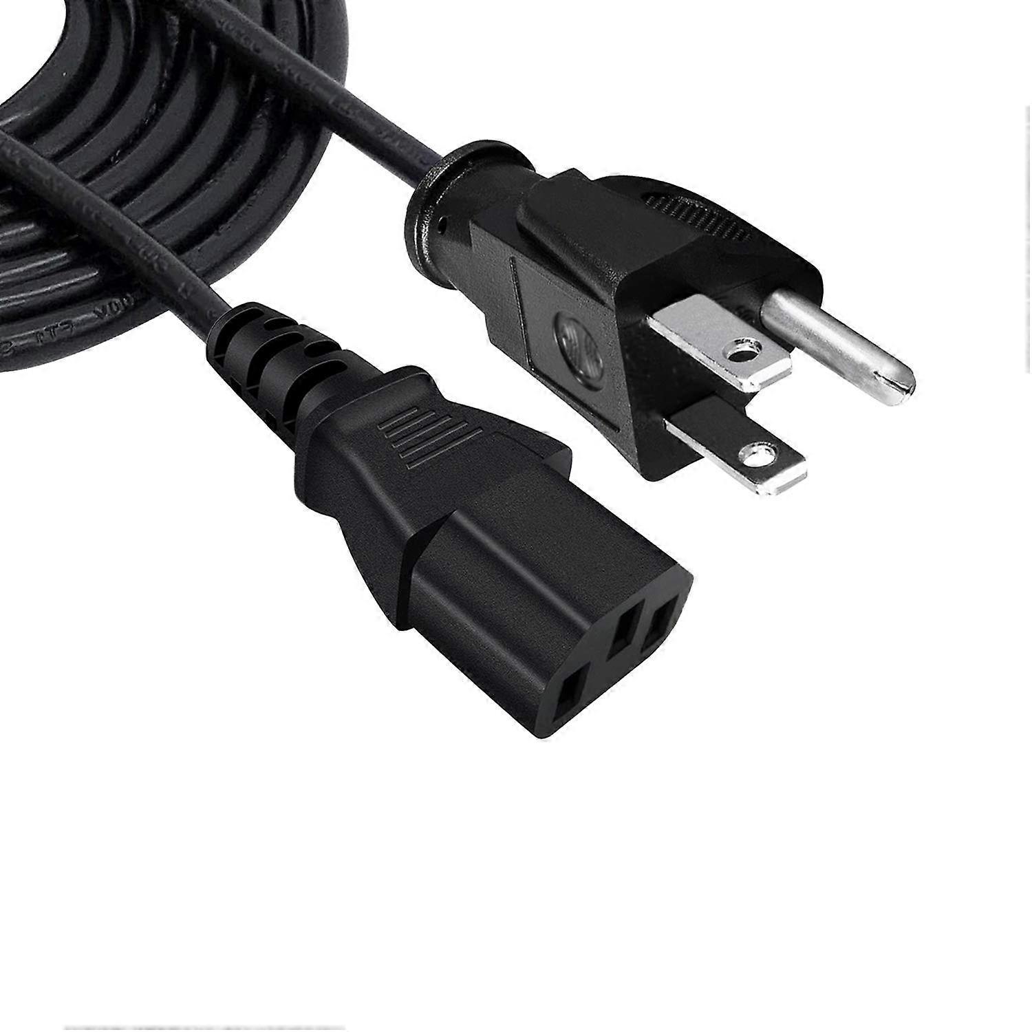8ft Power Cord C13 3 Prong Replacement AC Cable for Audio Equipment 125V 10A Durable Use