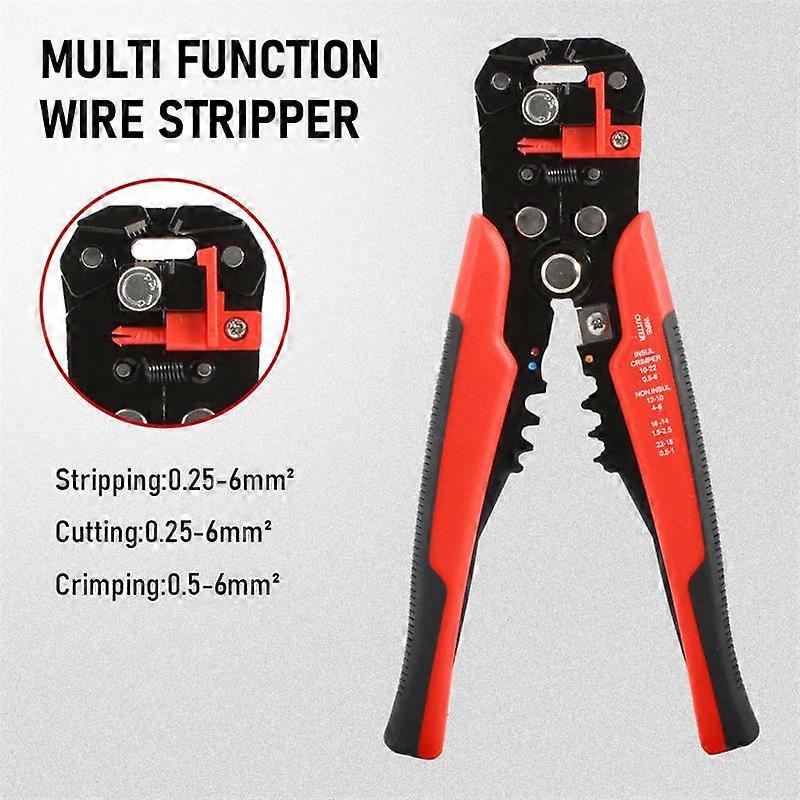 Professional Electrician Wire Tool Cable Wire Stripper Cutter Crimper Automatic Crimping Stripping Plier