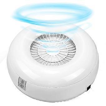Nail Dust Collector, Quiet and Powerful Fan Dust Collector for Nail Tech with Reusable Filter for Nail Polishing US Plug