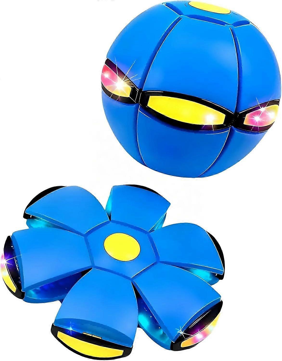 Fantastic Fantastic Magic Metaball Bouncing Ball, Magic Bouncing Ball, Dual-Form Magic Metaball & Flying Saucer with 6 Light, Parent-Child Interaction