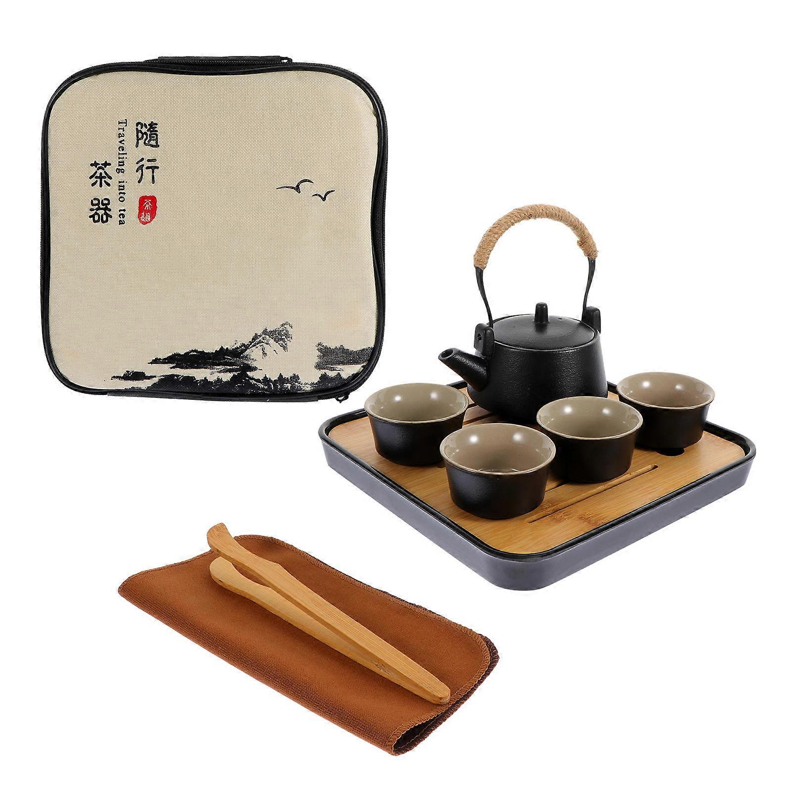 Tea Pot Ceramic Compact Design For Office Use Ceramic Family 1Set