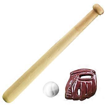 Kit Mini de Beisebol com Mini Taco de Beisebol para Uso Doméstico Criativo (1 Conjunto)