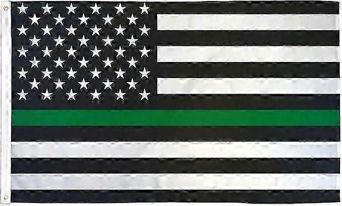 Durable Thin Green Line Military Flag Usa American Type A 080