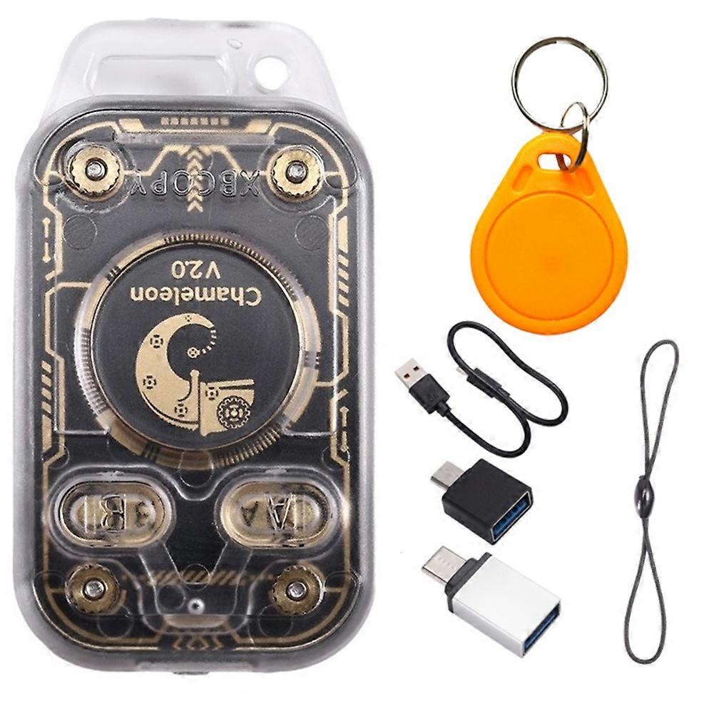 Chameleon V2.0 RFID Smart Chip Reader Emulator+1XUID Keychain NFC Duplicator 125K 13.56Mhz Card Decode Chameleon Ultra