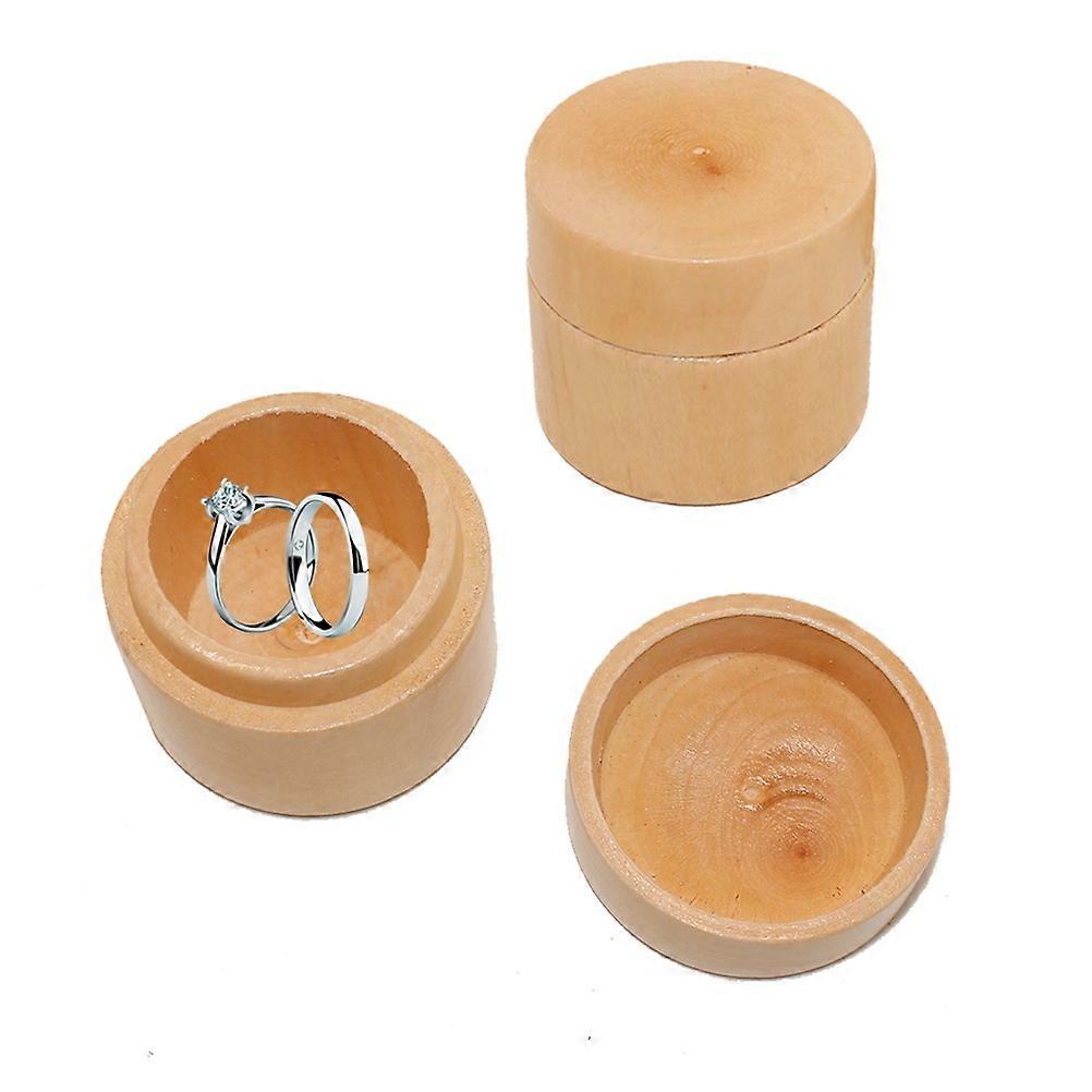 Wedding Ring Box Wooden Ring Box for Proposal Simple Keepsake Gift