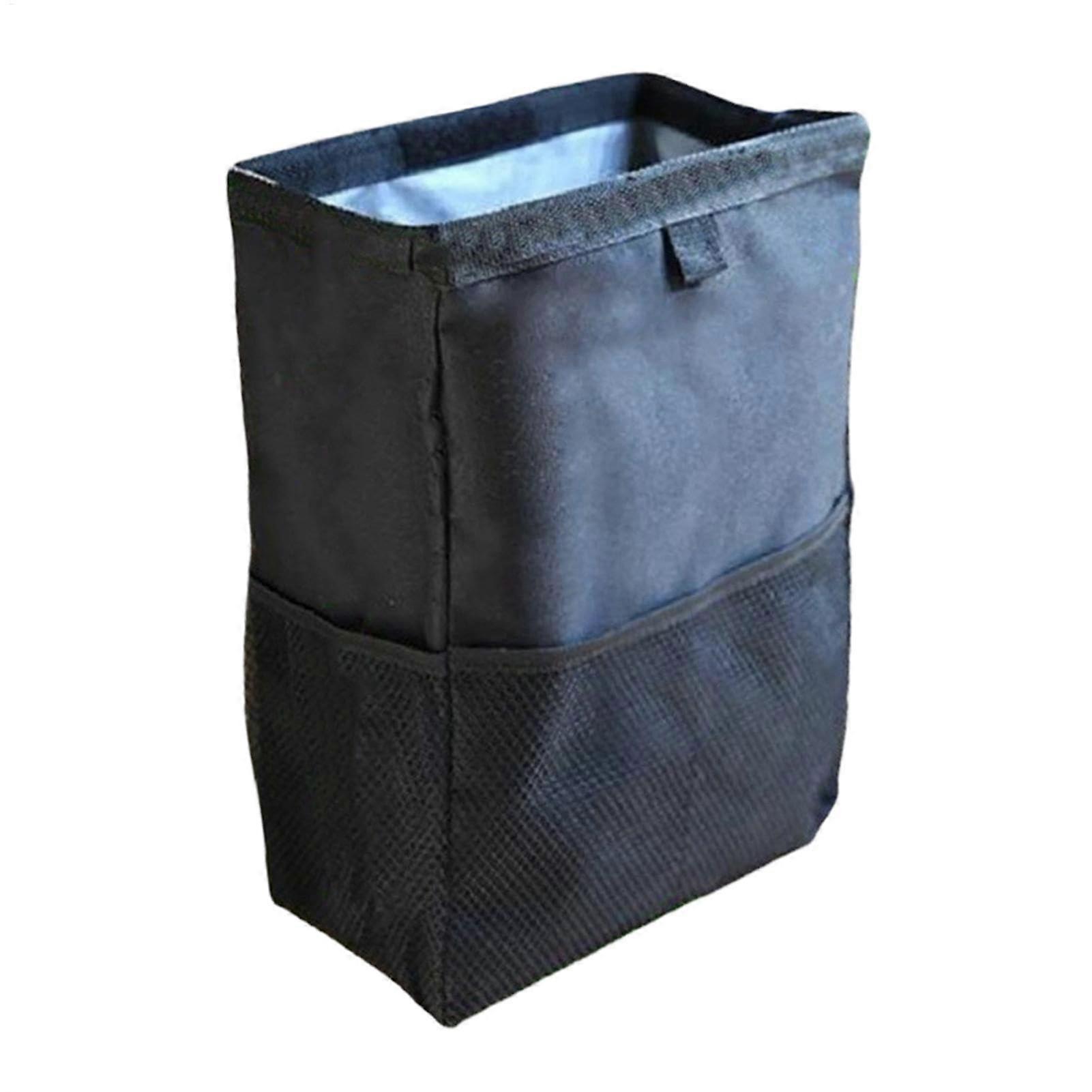 LeakProof Car Trash Bag with Foldable Large Capacity Design, Adjustable Hanging Garbage Can for Travel