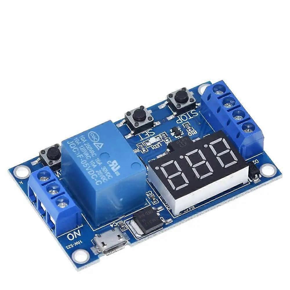 Relay Module 630V Adjustable Time Delay Timer Switch Wide Voltage Range Cycle Mode Control