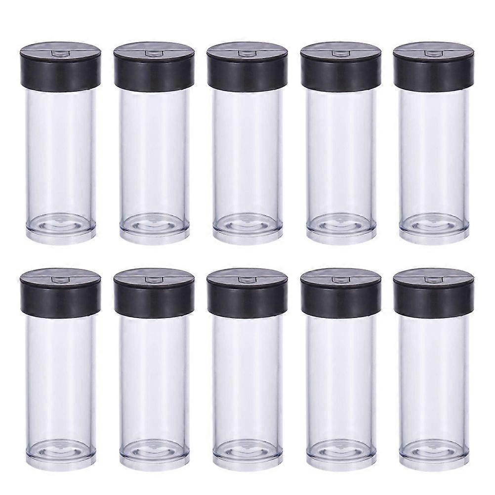 40 Pcs Transparent Tubes Beads Storage Container with Lid Empty Storage Tubes
