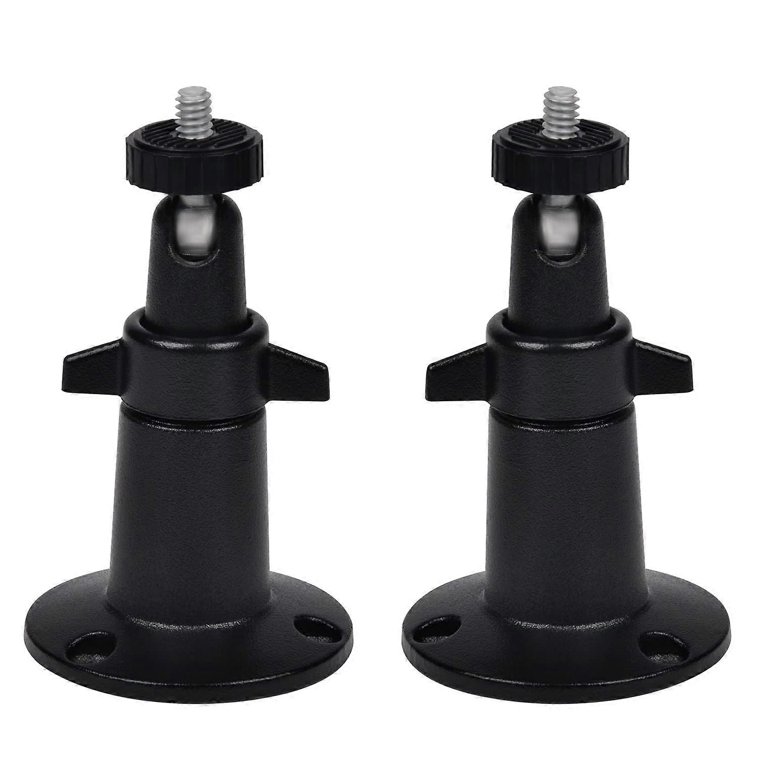 2 Pack 360° Adjustable Weatherproof Security Wall Mount Bracket for Ring Camera, Arlo, Wyze, Blink