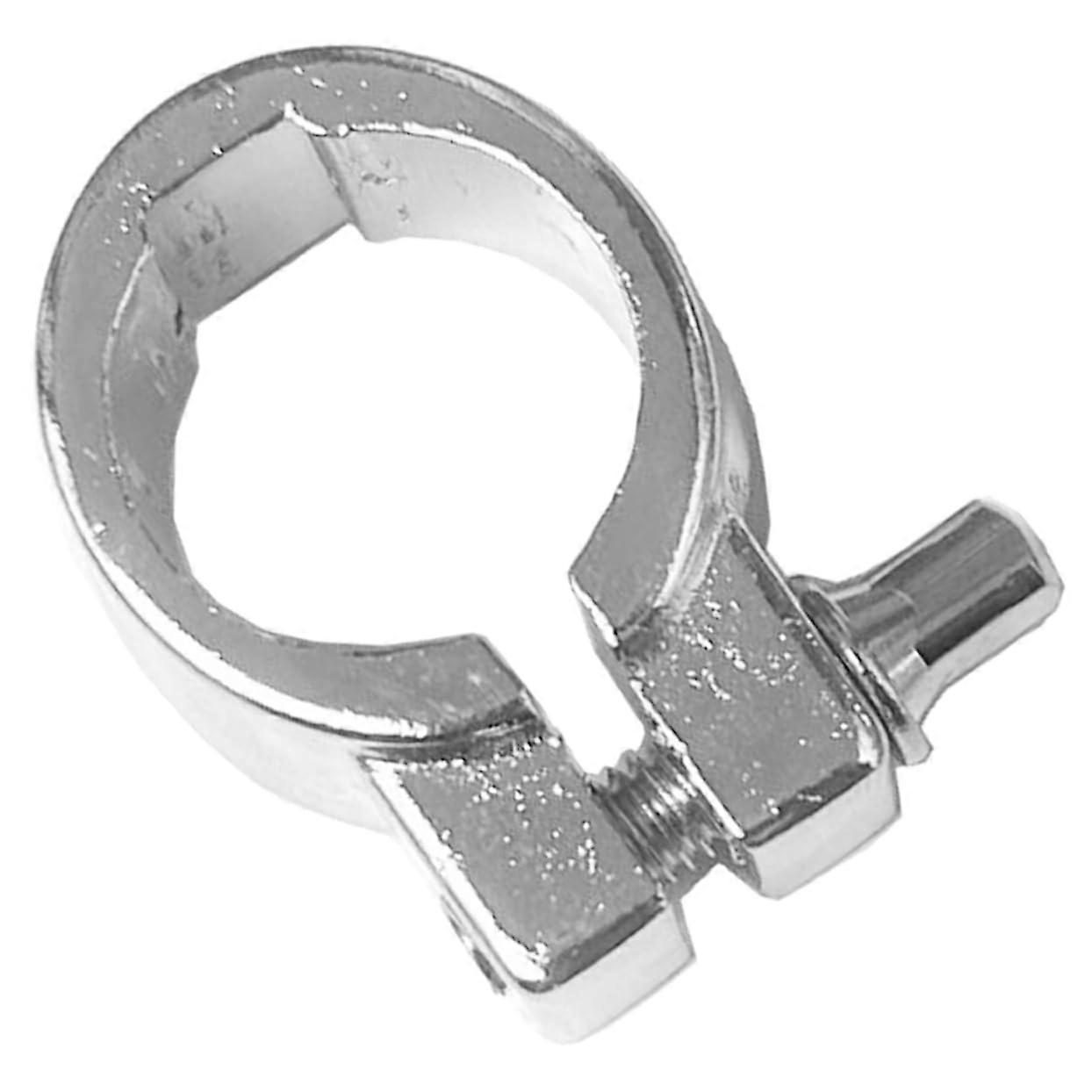 Drum Cowbell Mount with Secure Memory Lock, Durable Zinc Alloy Clamp for Drum Set Stand