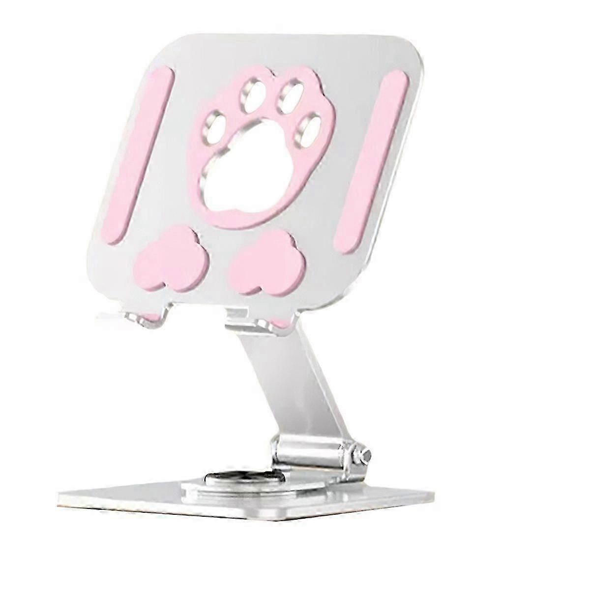 Multifunction Phone Tablet Desk Stand 360 Rotating Foldable Holder for Live Streaming Tablets Smar