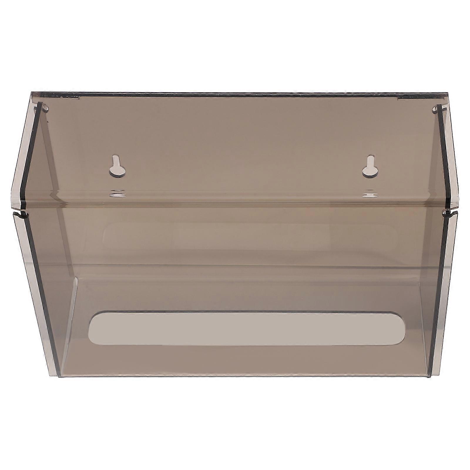 Wall Tissue Box Holder for Storage Transparent Acrylic Tissue Box Holder