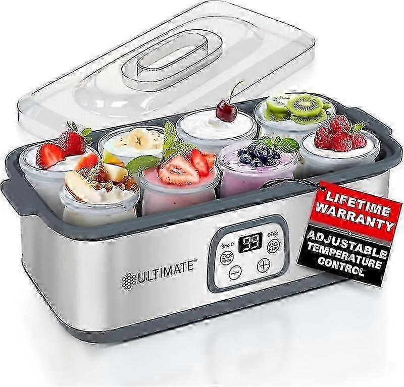 Probiotic Yogurt Maker with Adjustable Temperature and Timer for High Probiotic Production