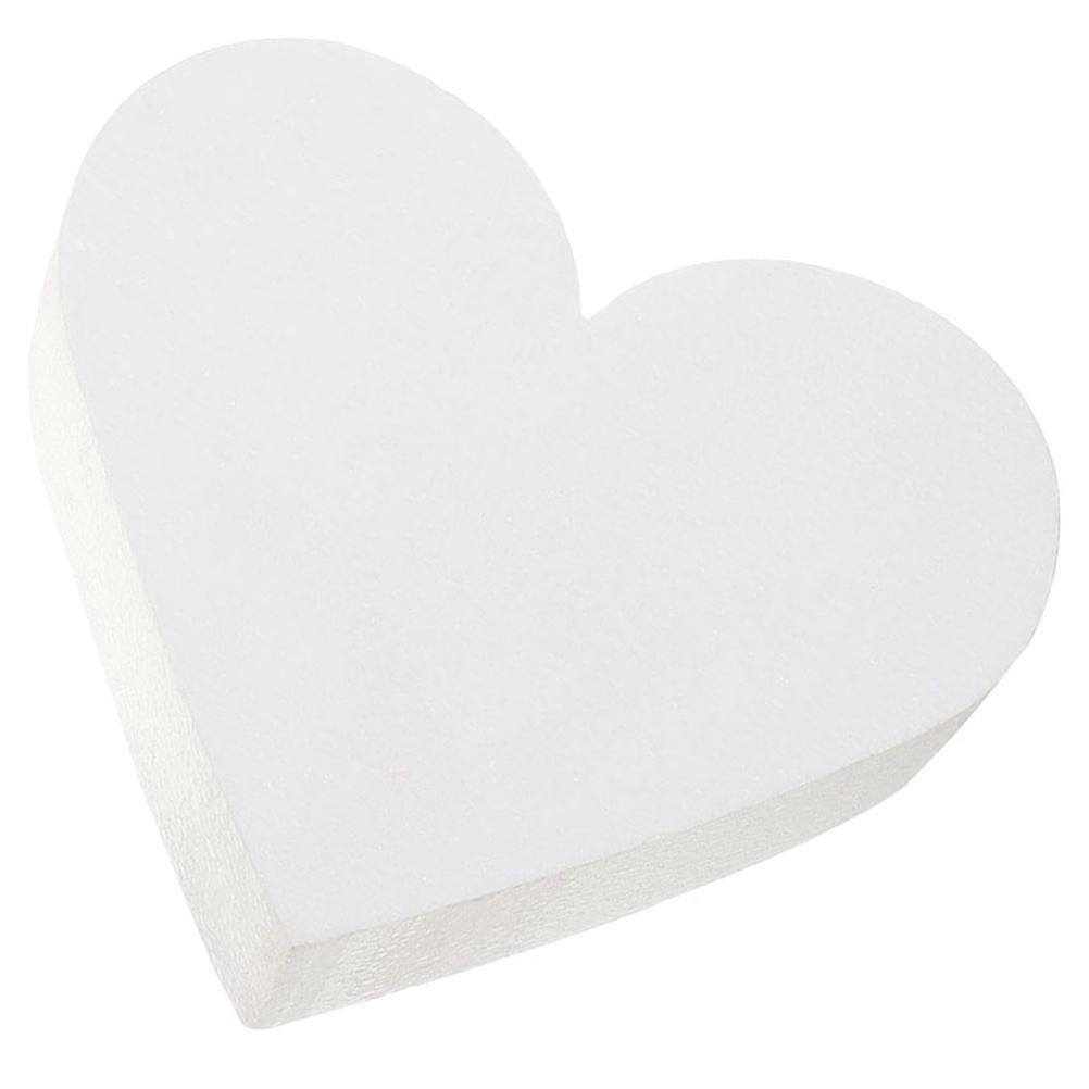 Egg Cake Model Foam Heart Shaped Cake for Decoration 1 Piece