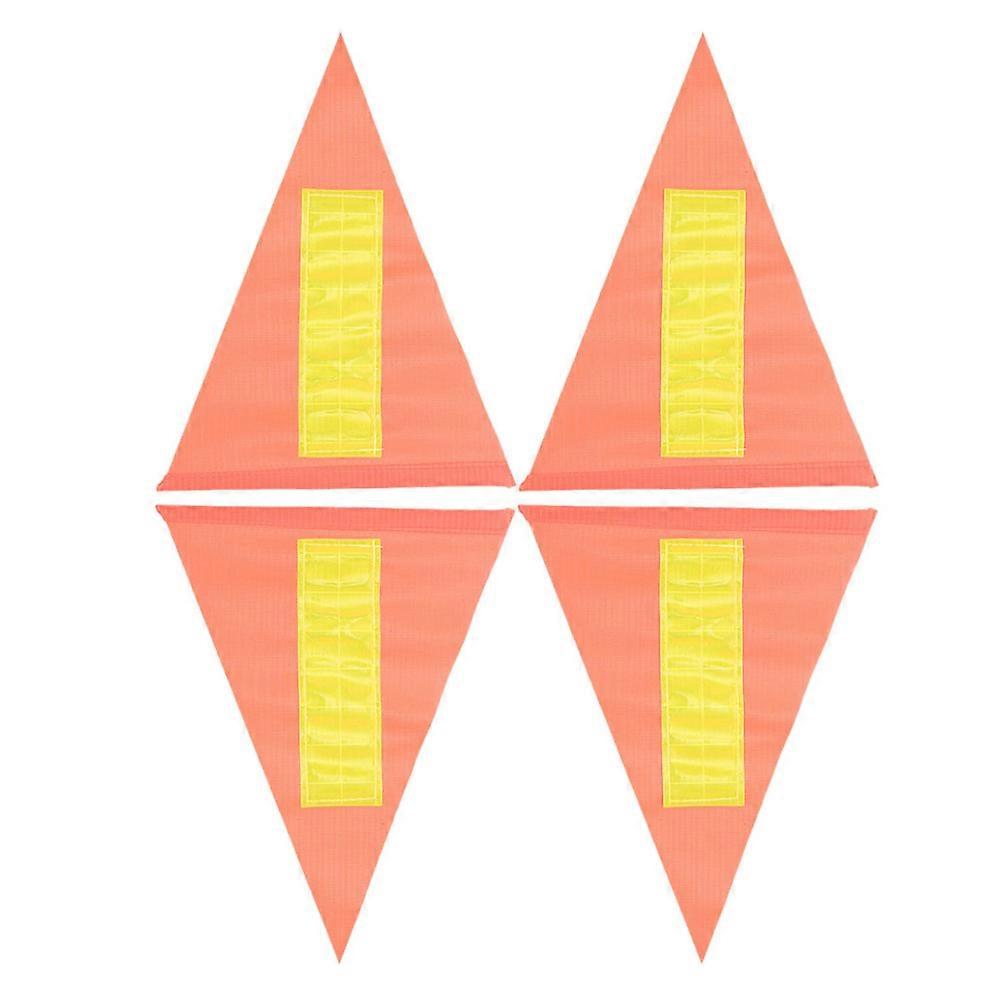 Reflective Safety Flags for Bike Trailers PVC Material 12Pcs