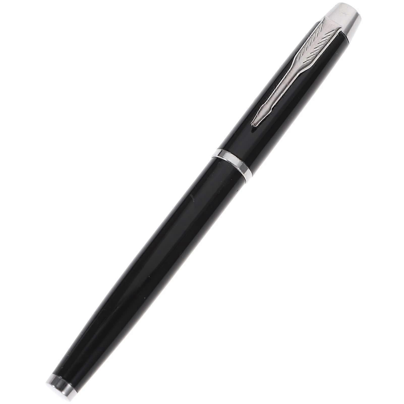 Black Metal Pen Set with Elegant Rectangular Box for Smooth Writing and Durable Office Use