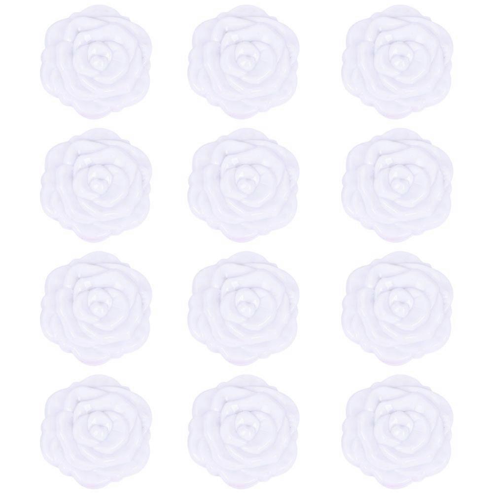 Rose Makeup Mirror Double-Side Foldable Mirror for Daily Use 12Pcs