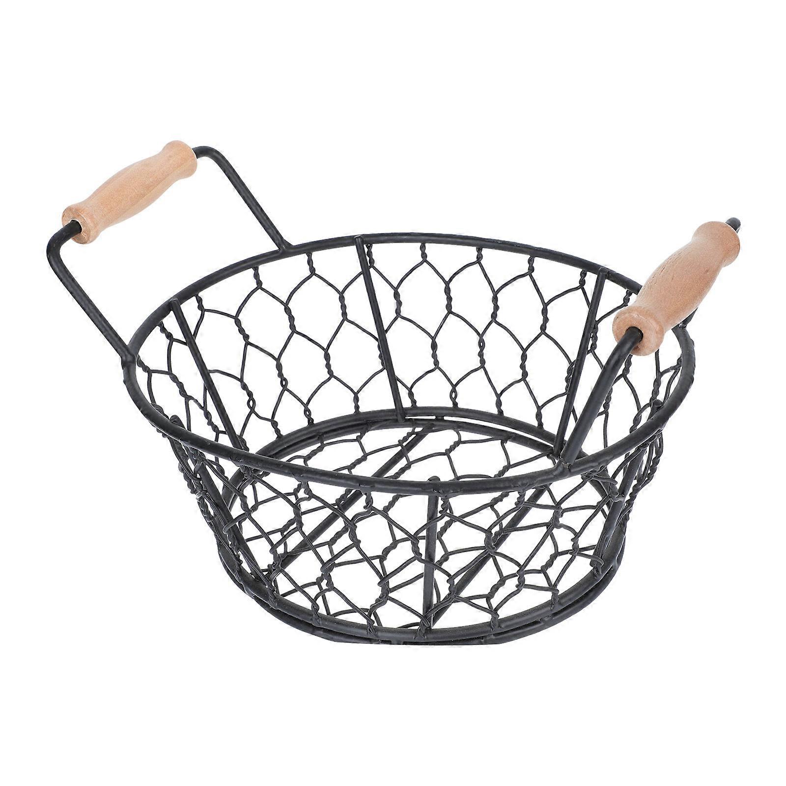 Small Snack Basket Practical Frying Food Basket for Kitchen Use 1Pcs