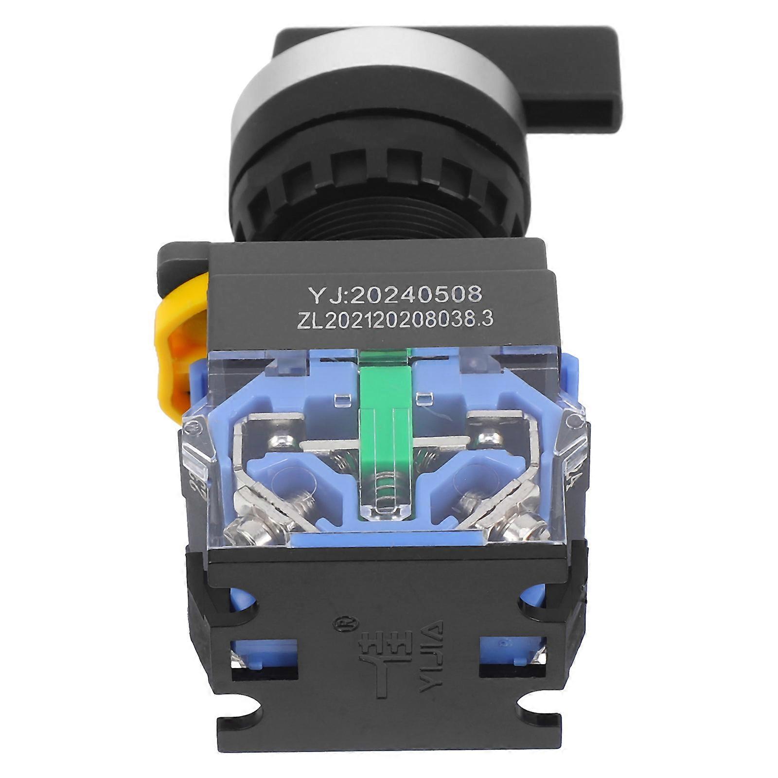 Rotary 3-Position Selector Switch with Knob Maintained for Home Use