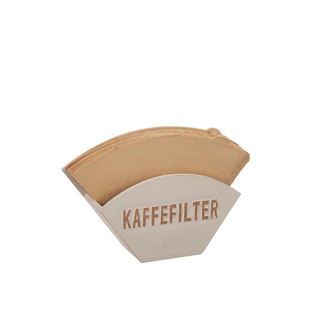 Kaffefilterholder Sandfarvet træ