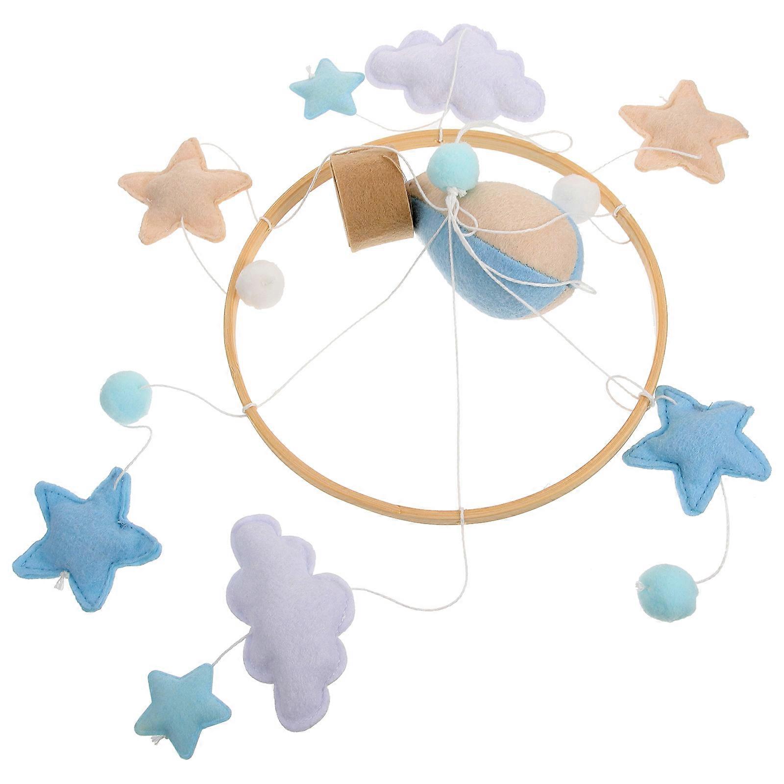 Felt Ball Mobile for Bed Hanging Decoration 5Pcs Set