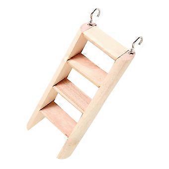 Houten Klimladder Hamster Cavia Muis Spelen Speelgoed Huisdier Kooi Ornament