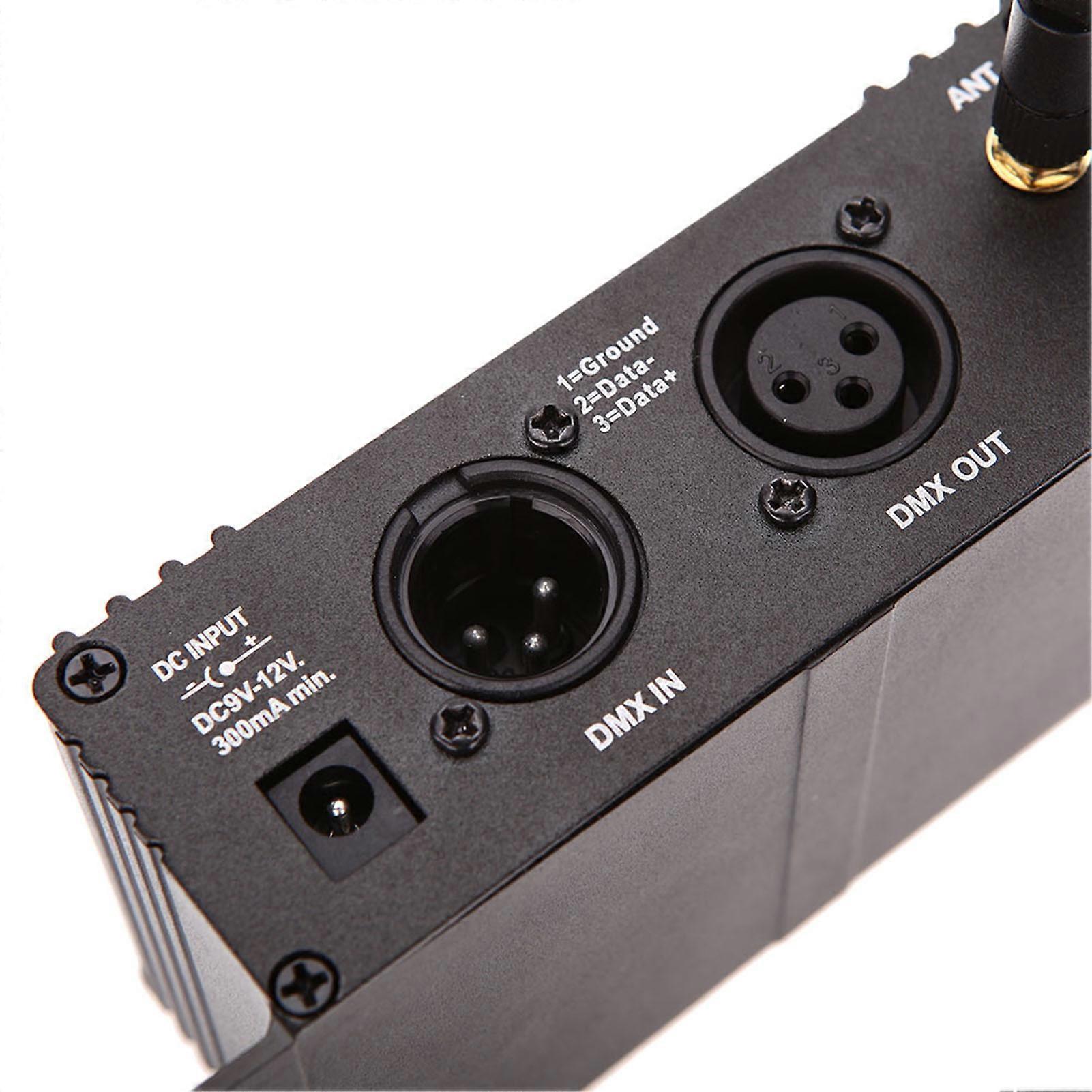 2.4G Wireless Controller LCD Display Power 126 Channels Jumping Frequency Self Moving Adjustable Repeater Lighting Controller