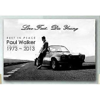 25-26 Jigsaw Puzzles 300/500/1000 Pieces Paul Walker Fast Furious Vintage Poster For Adults Games Toys Px526Yk