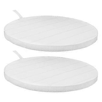 2Pcs White Nail Dust Collector Filter for Nail Art Suction Fan Replacement